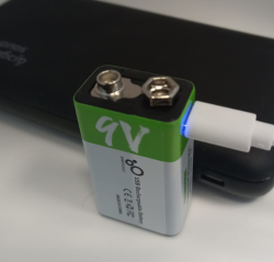 крона 9v юсб